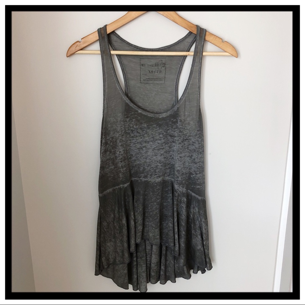 [free people] Slate Grey Hi-Lo Tunic